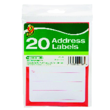 Duck Brand Duck 3-1/2 in. W X 4-1/2 ft. L Address Labels 280048